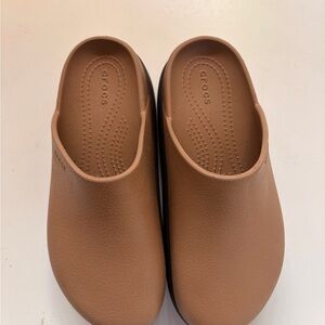 CROCS Classic Tan Clogs